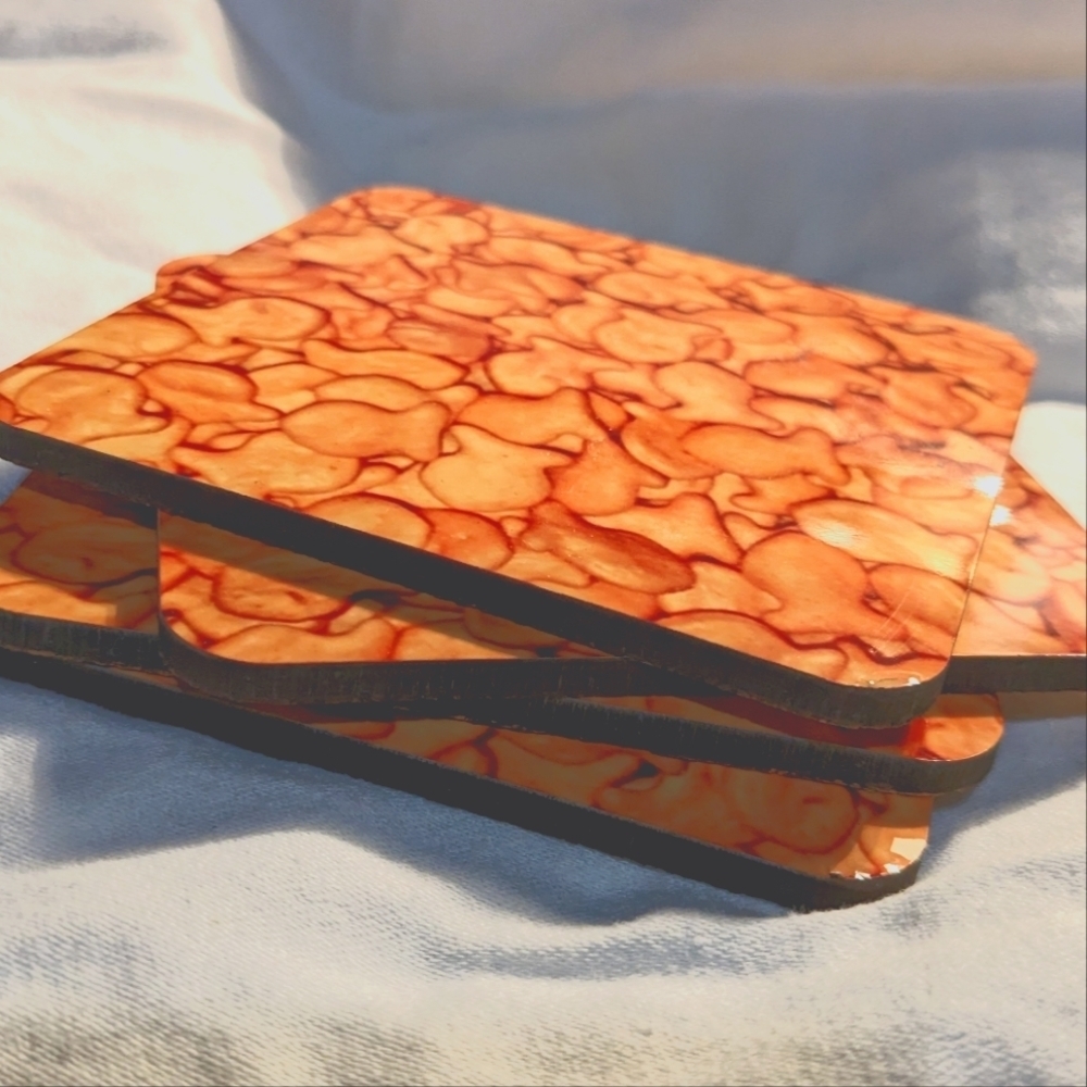 Goldfish 4pc coasters